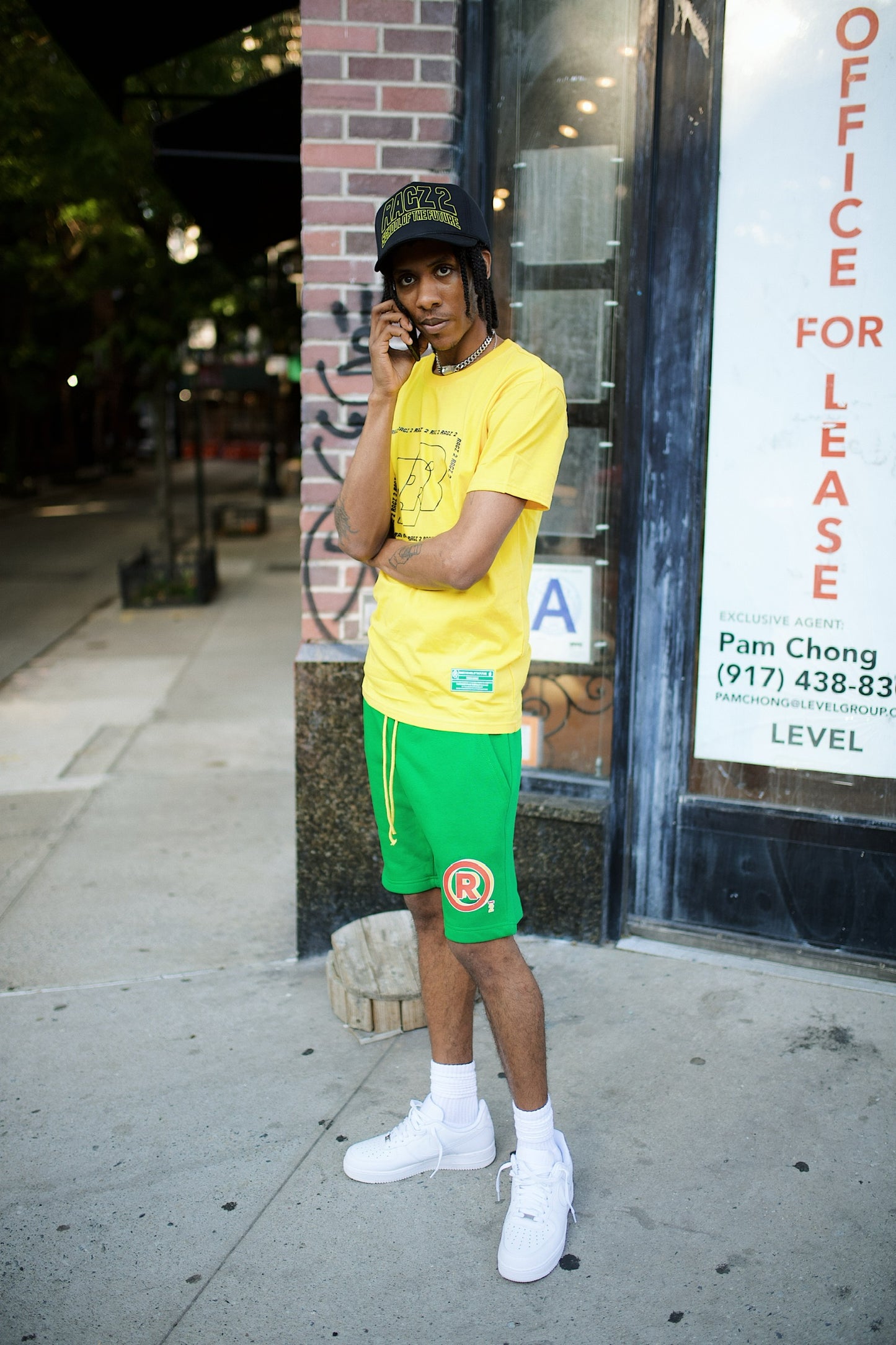 Green R logo Shorts